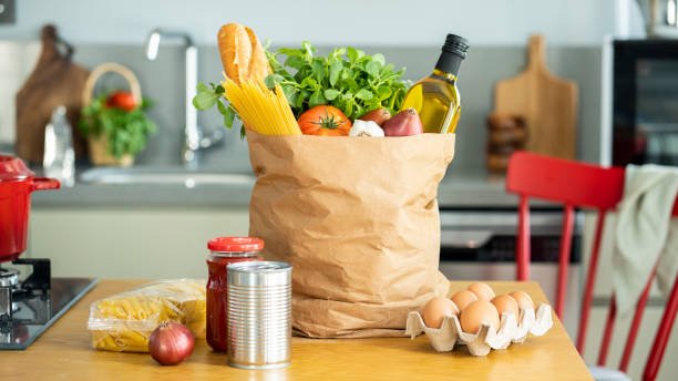 online buying and delivery concept